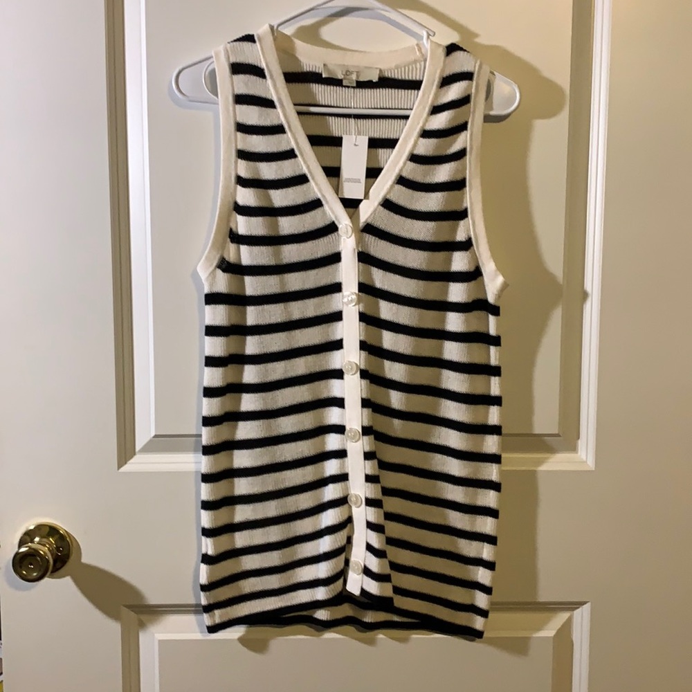 Striped Sweater Vest